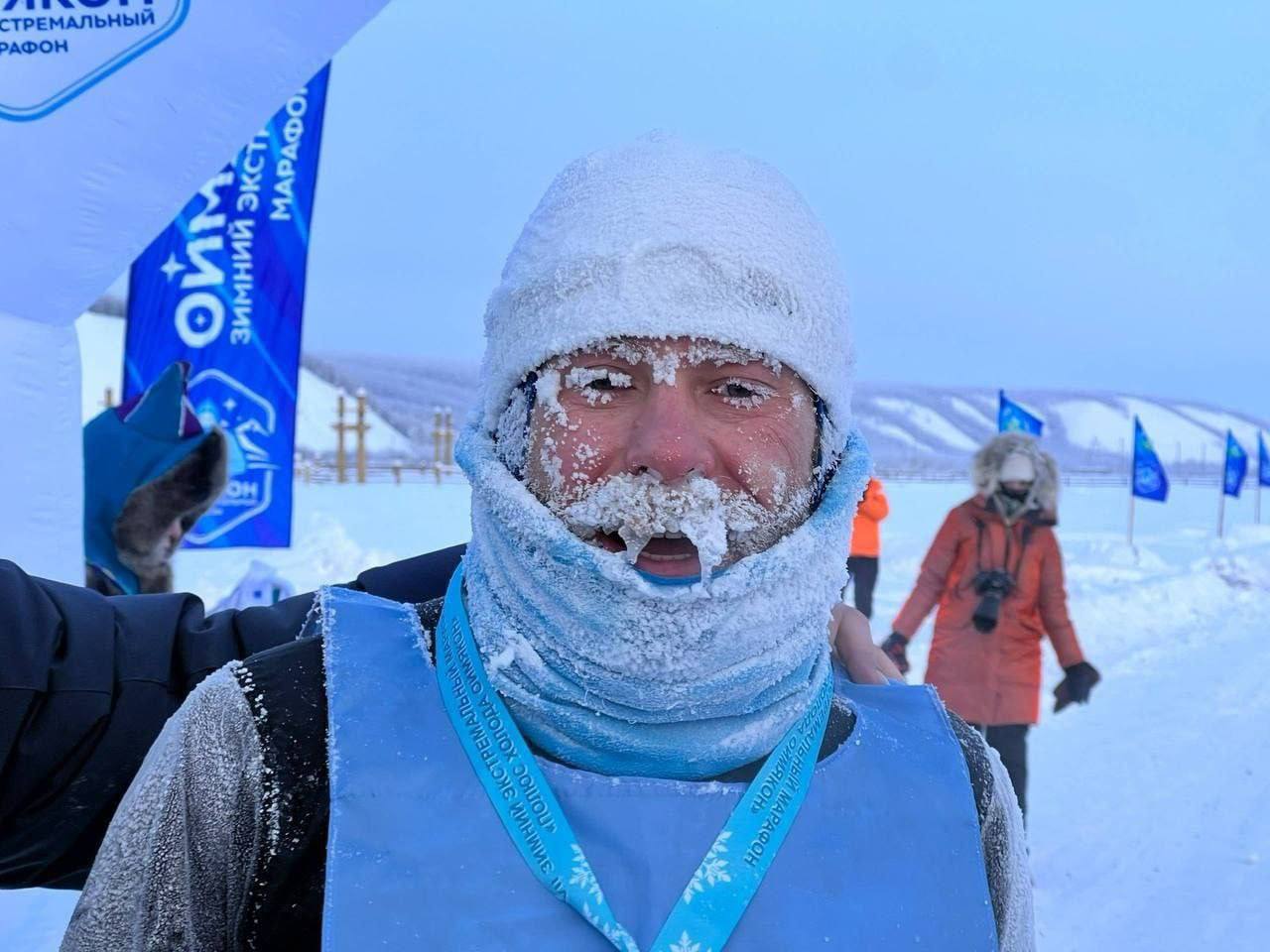 Хабаровчанин поучаствовал в одном из самых холодных забегов в мире