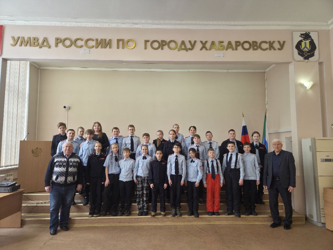 Юные стражи порядка окунулись в историю хабаровской полиции Юные стражи порядка окунулись в историю хабаровской полиции