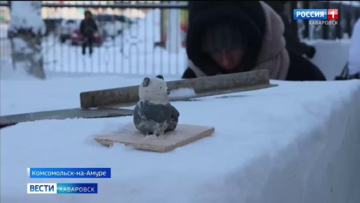 Когда мороз не мешает фантазии: в фестивале снежных фигур в Комсомольске участвует почти весь город