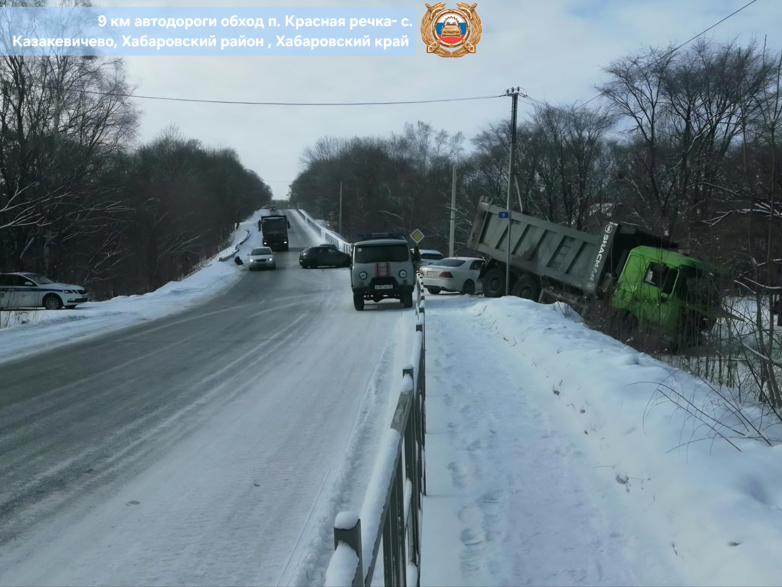 В Хабаровском районе в результате столкновения с большегрузом пострадал подросток В Хабаровском районе в результате столкновения с большегрузом пострадал подросток