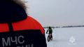 Спасатели регулярно проводят рейды на льду в Хабаровском крае