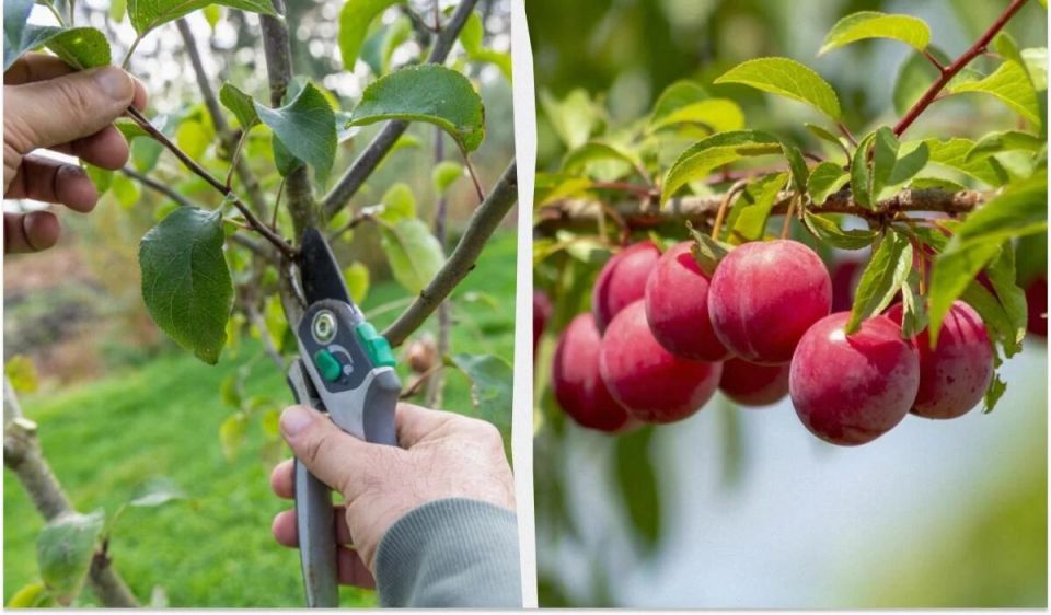 Как правильно обрезать сливу осенью для богатого урожая