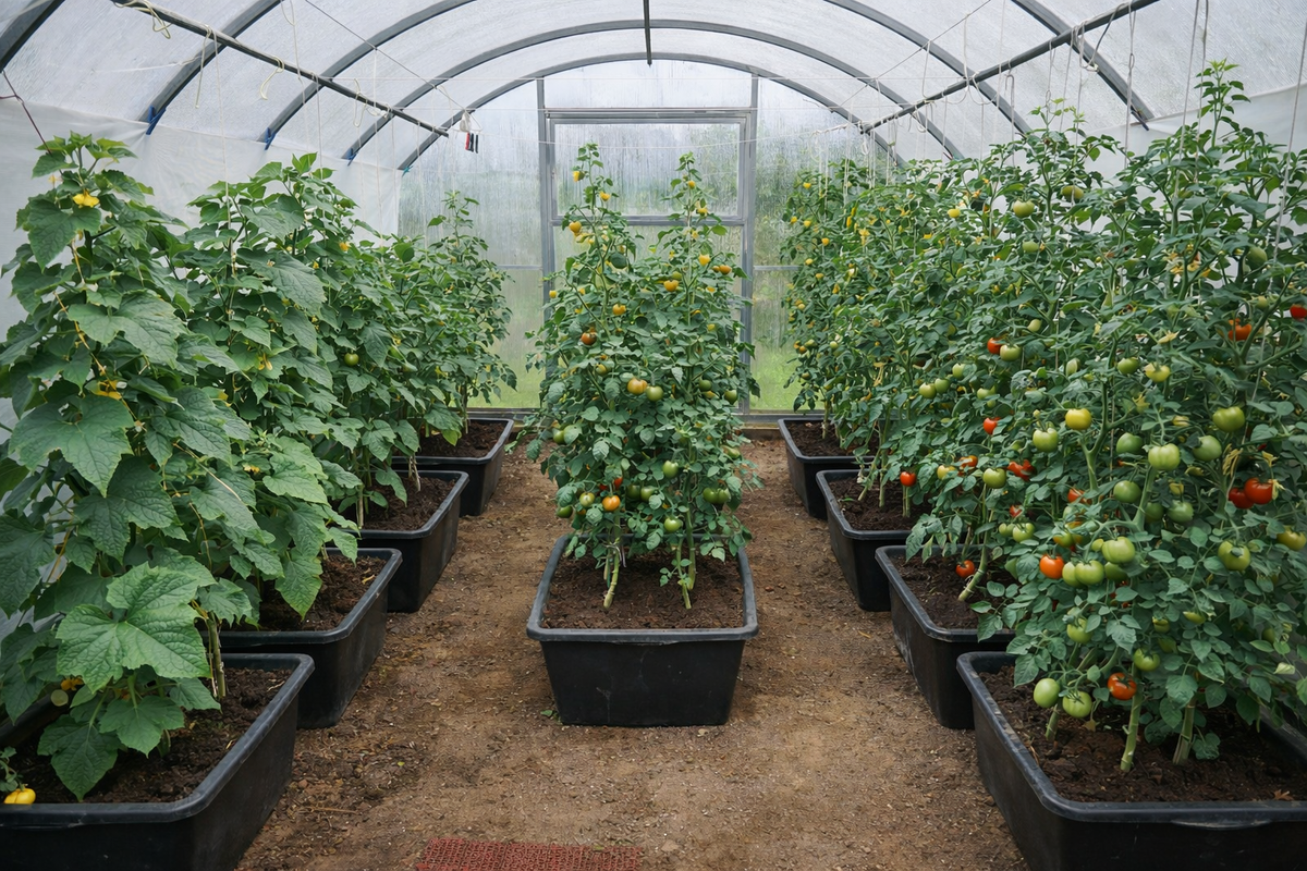 Уникальный способ выращивания овощей в строительных тазах