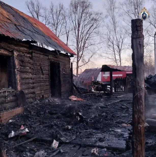 Мать и ее четверо детей сгорели заживо при пожаре в Хабаровском крае