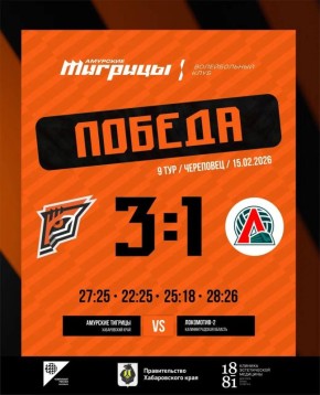 Матч окончен победой «Тигриц» 3:1!