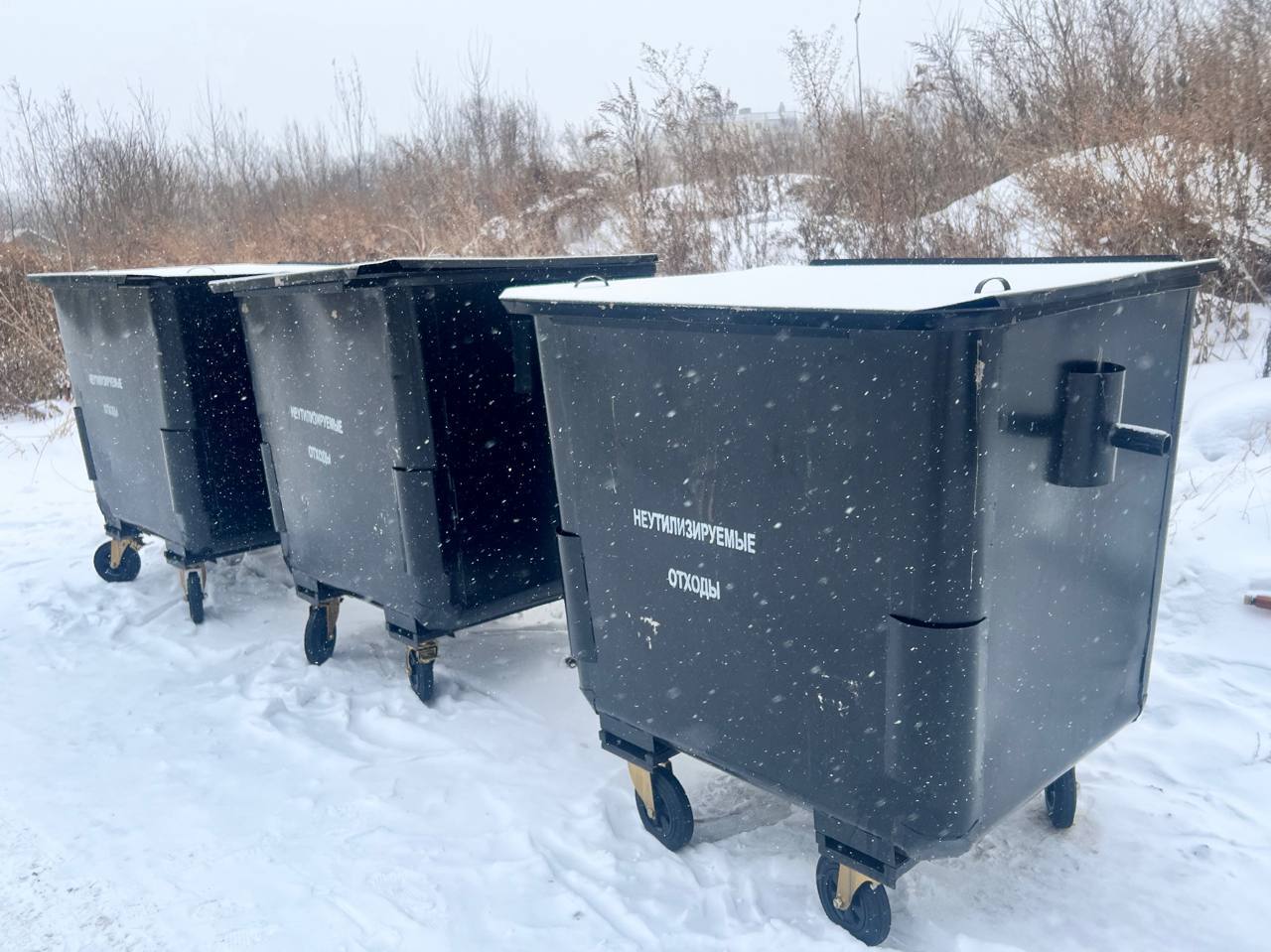 Мусорные контейнеры нового типа начали устанавливать в Центральном районе Хабаровска