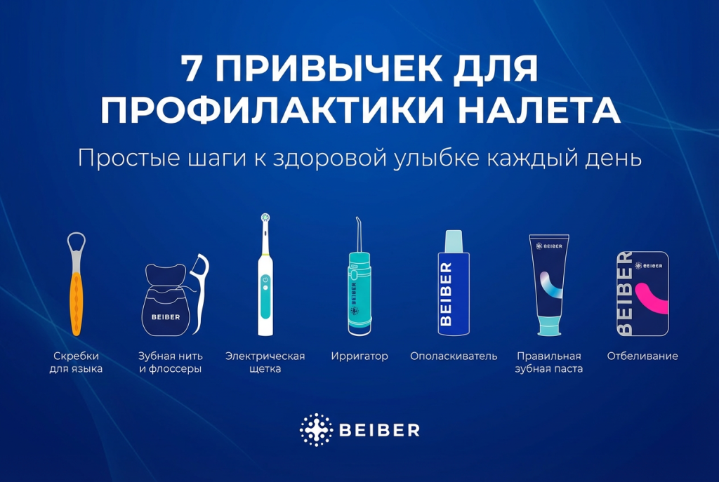 Привычки для защиты зубов: как избежать налета