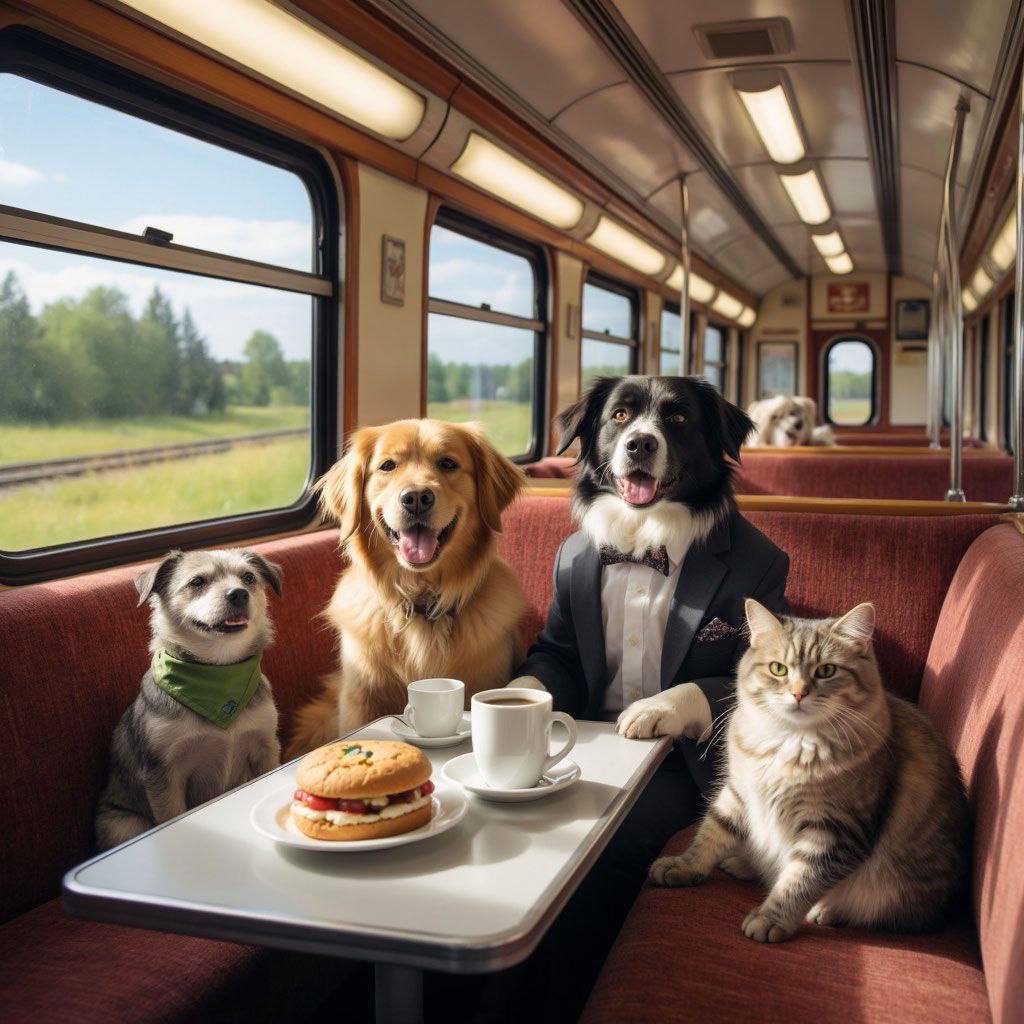 Почти тысячу домашних питомцев перевезли поезда Дальневосточной железной дороги в 2025 году