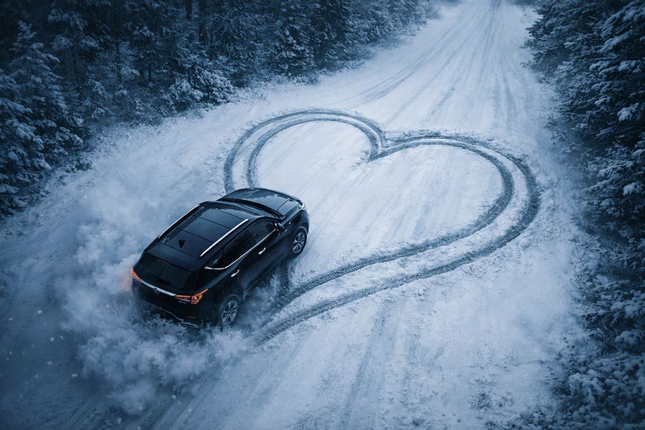 На дорогах края местами гололедица и снежный накат