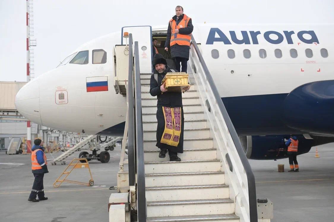 Ковчег с честной главой святителя Иннокентия Московского прибыл в Хабаровск Ковчег с честной главой святителя Иннокентия Московского прибыл в Хабаровск