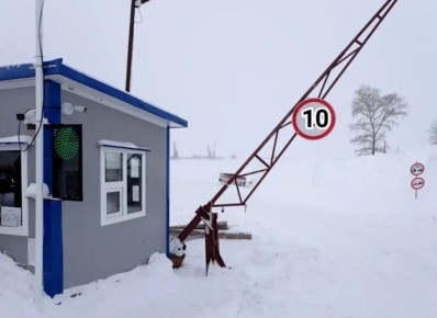 Снижена грузоподъёмность ледовой переправы в Николаевском районе