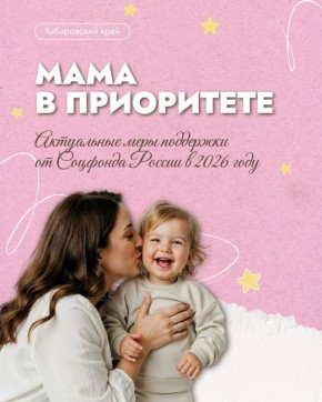 Все о поддержке мам и пап в Хабаровском крае