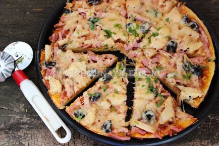 Пицца на сковороде: быстрый рецепт для гурманов