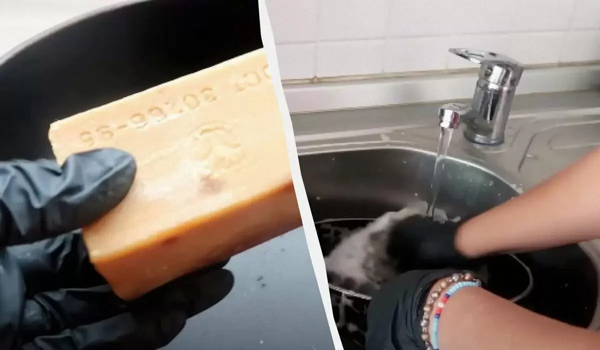 Необычный секрет: как хозяйственное мыло поможет вашему кухонному инвентарю
