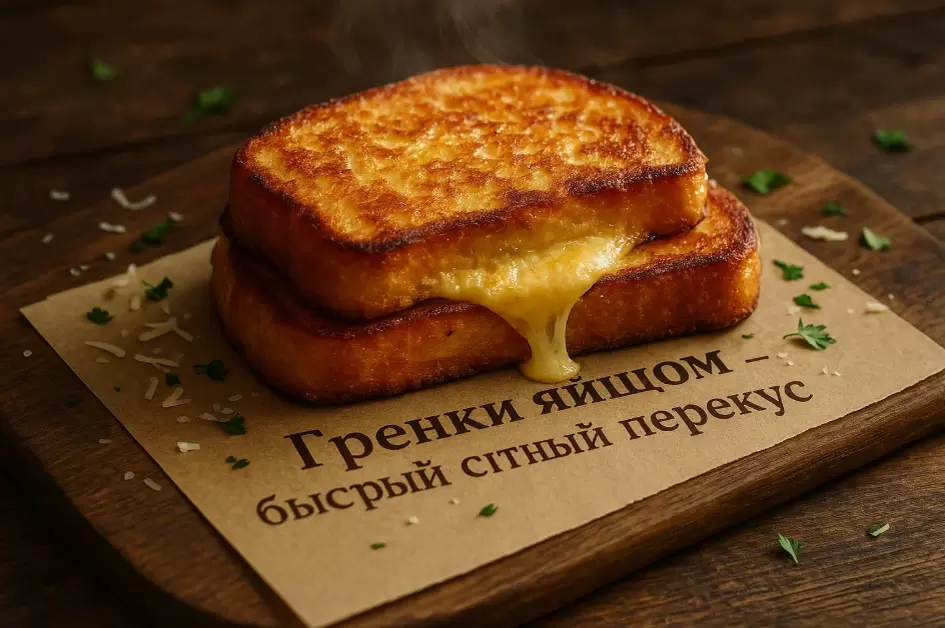 Гренки с яйцом и сыром: идеальный вариант быстрого и сытного перекуса