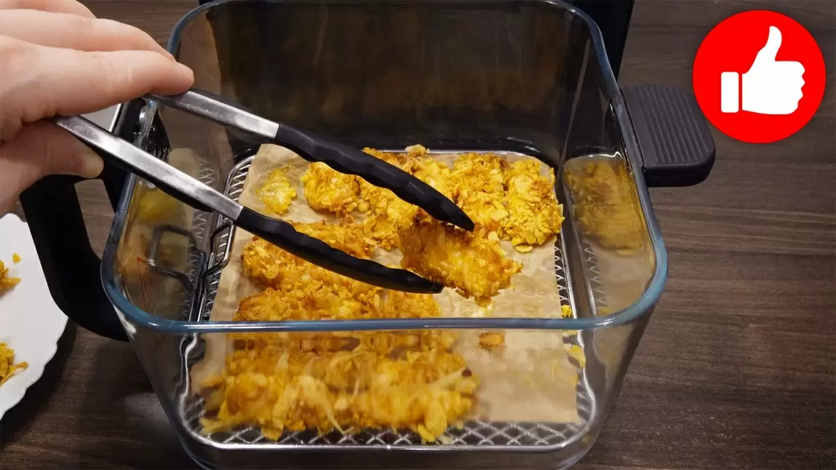 Как приготовить хрустящие нагетсы в аэрогриле за 30 минут