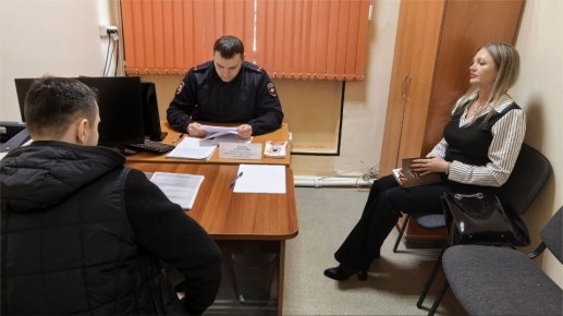 Председатель общественного совета приняла участие в ежемесячном приеме граждан руководителями городской полиции