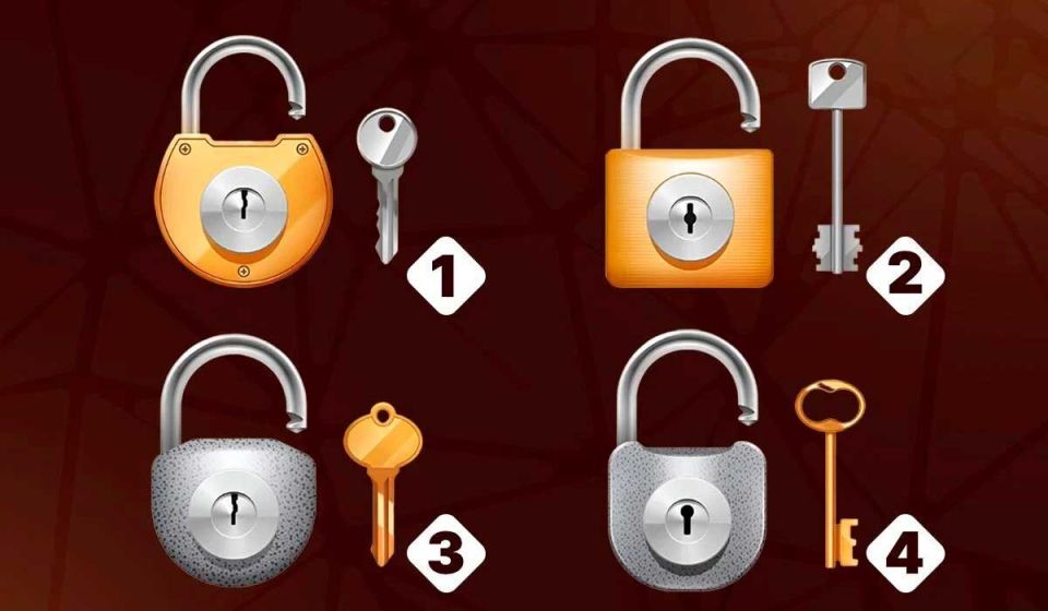 Какой замок с ключом выберете вы? Простой тест на вашу настойчивость