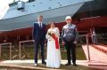 Малый ракетный корабль «Шторм» спустили на воду в Комсомольске-на-Амуре