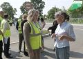 Ирина Горбачёва проинспектировала дорожные объекты Хабаровского района