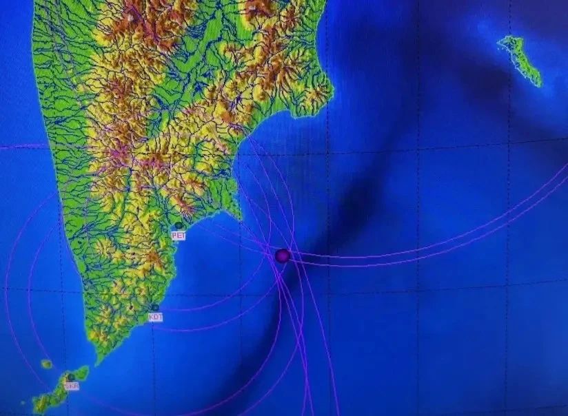 Землетрясение магнитудой 4,1 зафиксировали у Курильских островов