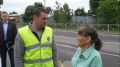 Жители села Черная Речка получили новую дорогу с тротуарами и остановками