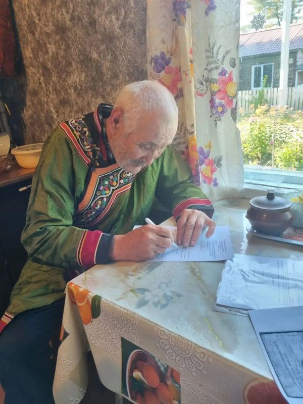 селе Гвасюги прошло надомное голосование — селе Гвасюги прошло надомное голосование —