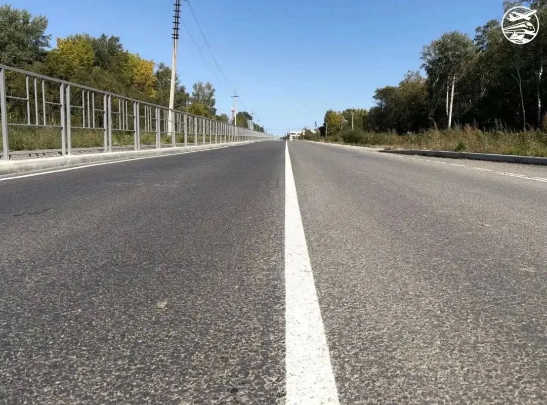 Два участка отремонтировали на трассе Хабаровск - село Казакевичево