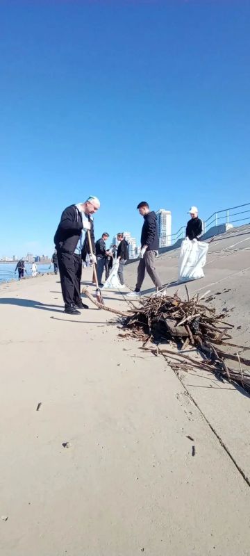 250 человек привели сегодня в порядок дамбу в Хабаровске 250 человек привели сегодня в порядок дамбу в Хабаровске