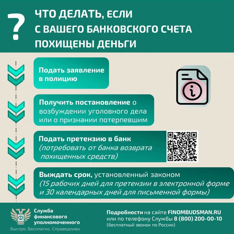 Что делать, если с вашего банковского счета похищены деньги? Что делать, если с вашего банковского счета похищены деньги?