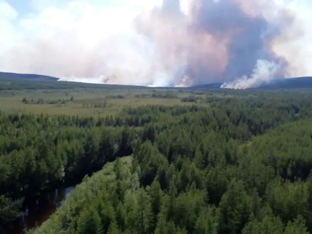 В Хабаровском крае действуют два лесных пожара