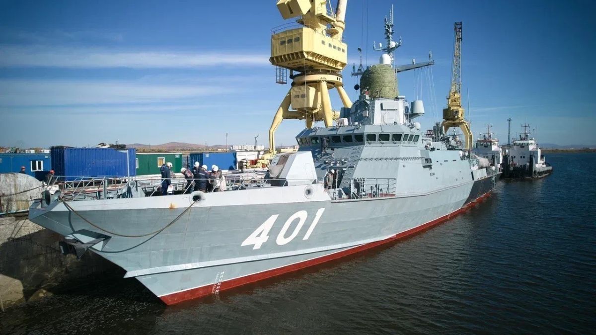 Малый ракетный корабль «Удомля» отправился из Комсомольска-на-Амуре во Владивосток на испытания