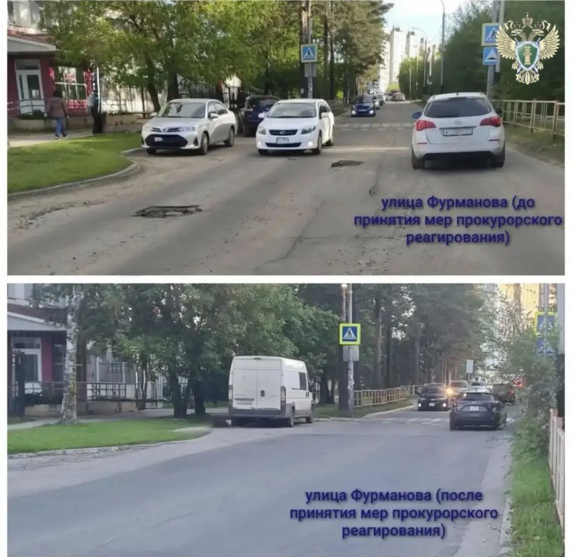 В Хабаровске по иску прокурора отремонтирована дорога вблизи образовательного учреждения