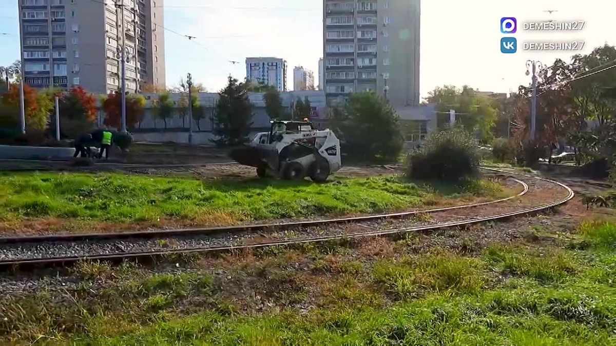 Реконструкция Амурского и Уссурийского бульваров в Хабаровске закончится до 31 октября