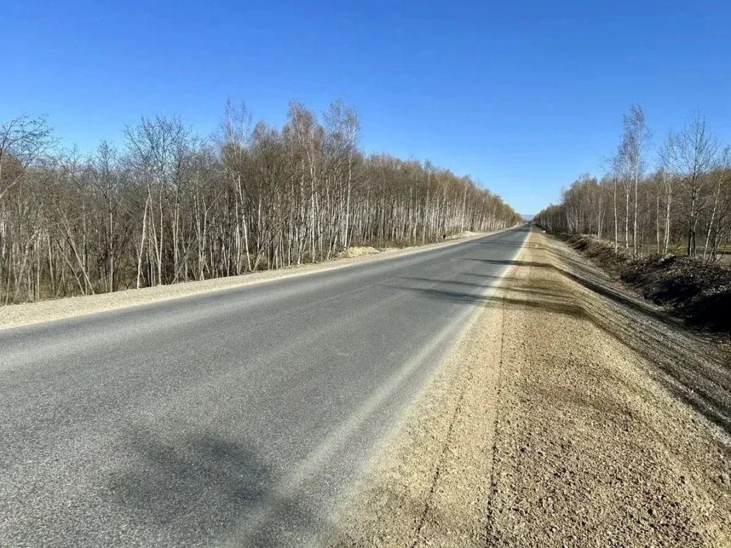 Трасса Селихино – Николаевск-на-Амуре постепенно становится асфальтированной Трасса Селихино – Николаевск-на-Амуре постепенно становится асфальтированной