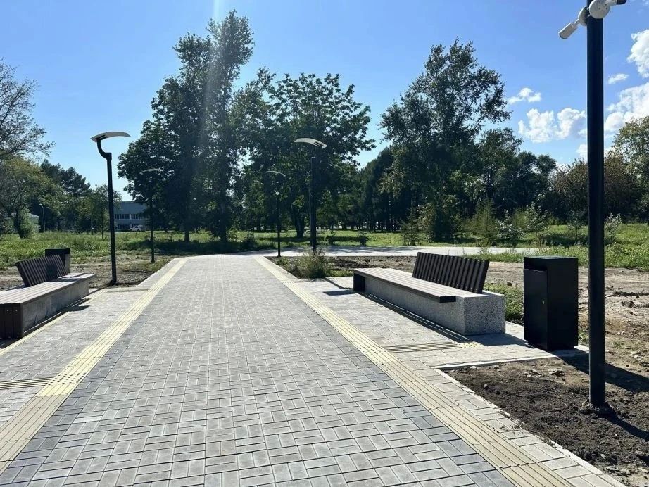 Два общественных пространства преобразились в Комсомольске-на-Амуре Два общественных пространства преобразились в Комсомольске-на-Амуре