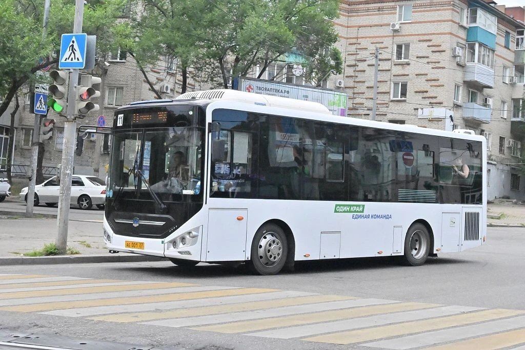 Готовность автобусов к зиме проверили в Хабаровске