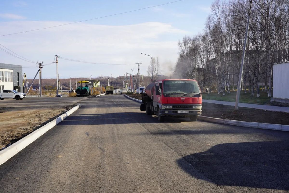 Ремонт улицы Цыганкова в Ванино завершат в ноябре