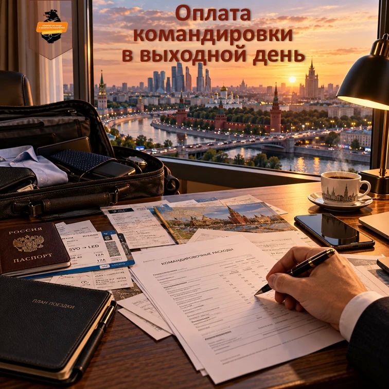 Как оплатят командировку, если она приходится на выходной?