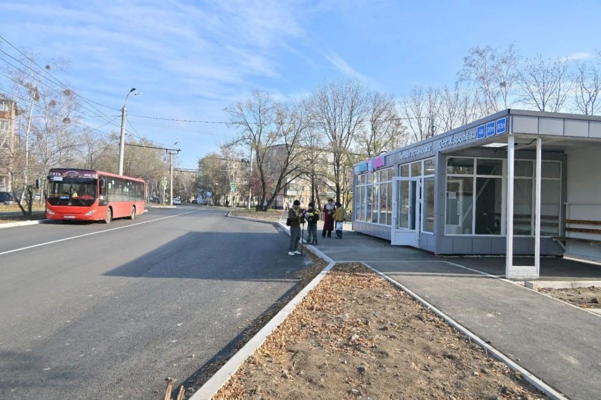 Новые остановки с тёплыми боксами появились в Хабаровске