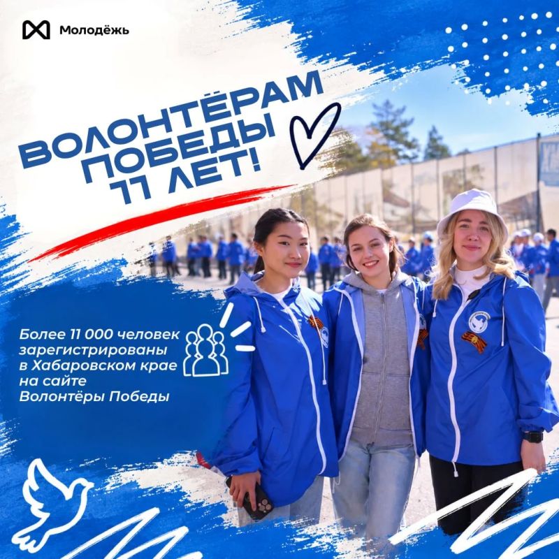 Сегодня свой праздник отмечает Всероссийское общественное движение «Волонтёры Победы»!