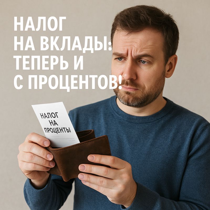 Налог на вклады в 2025 году: как успокоиться и не потерять