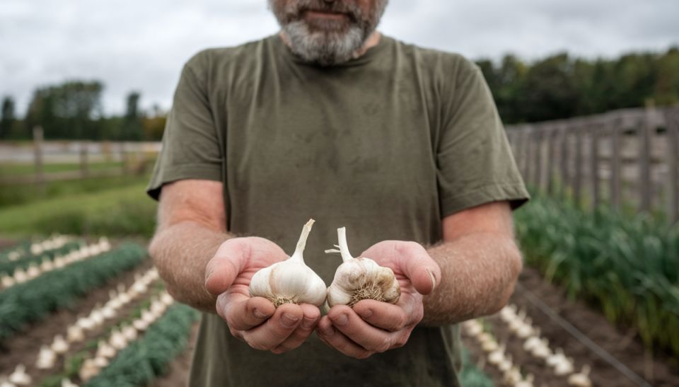 Оригинальный метод посадки озимого чеснока, который удивит даже бывалых садоводов