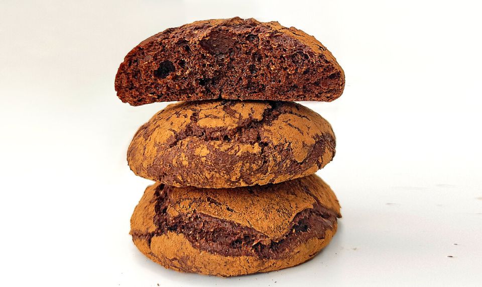 Рецепт нежного низкоуглеводного шоколадного печенья