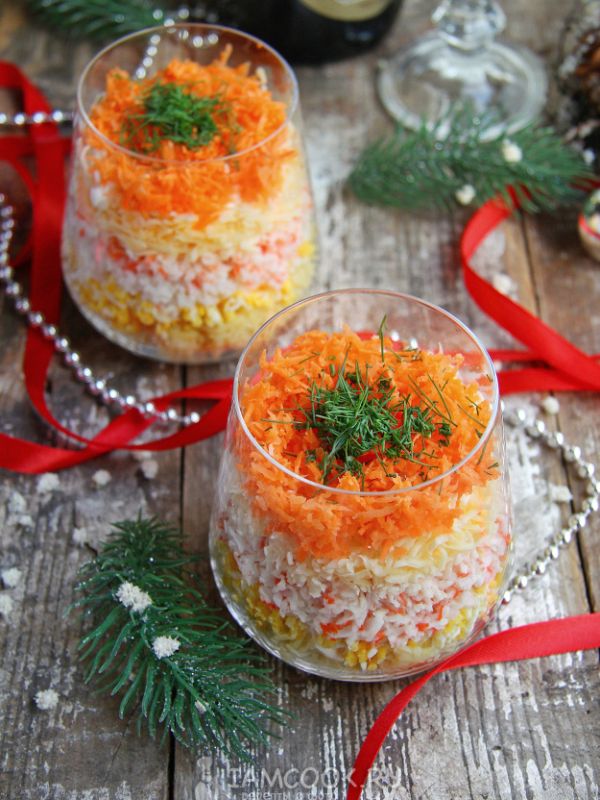 Непринужденный кулинарный шедевр: удивительный салат с крабовыми палочками