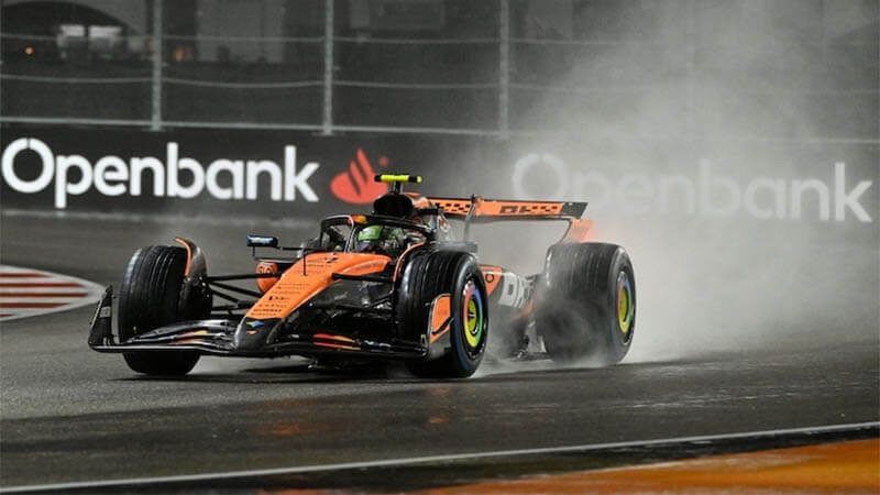 Ландо Норрис о захватывающем поуле в Лас-Вегасе: напряжение на пределе