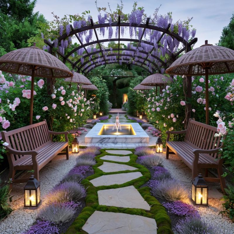 Создание романтического сада: секреты уединенного уголка