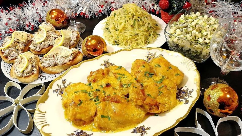 Удивительные и бюджетные закуски для новогоднего стола