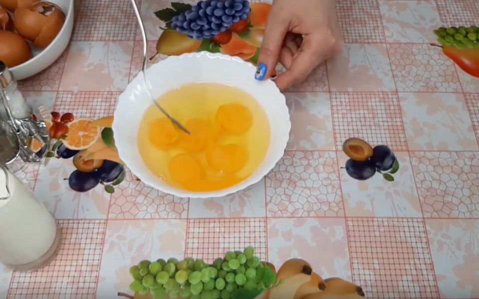 Омлет на сковороде: классический рецепт