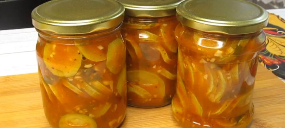 Кабачки на зиму: просто, быстро и очень вкусно